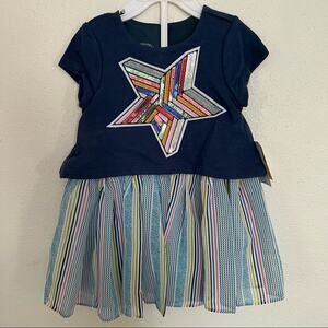 New Baby Girl Pastourelle 2 Piece Tee and Skirt Set Size 18 Months